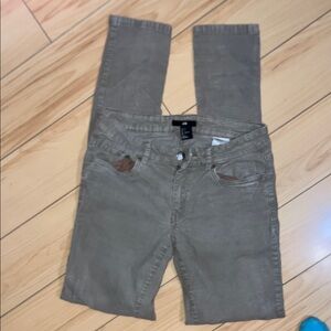 H&M | 4 | Tan/Khaki Skinny corduroy skinny fit pants